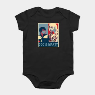 Back to the Future - Doc and Marty Baby Bodysuit